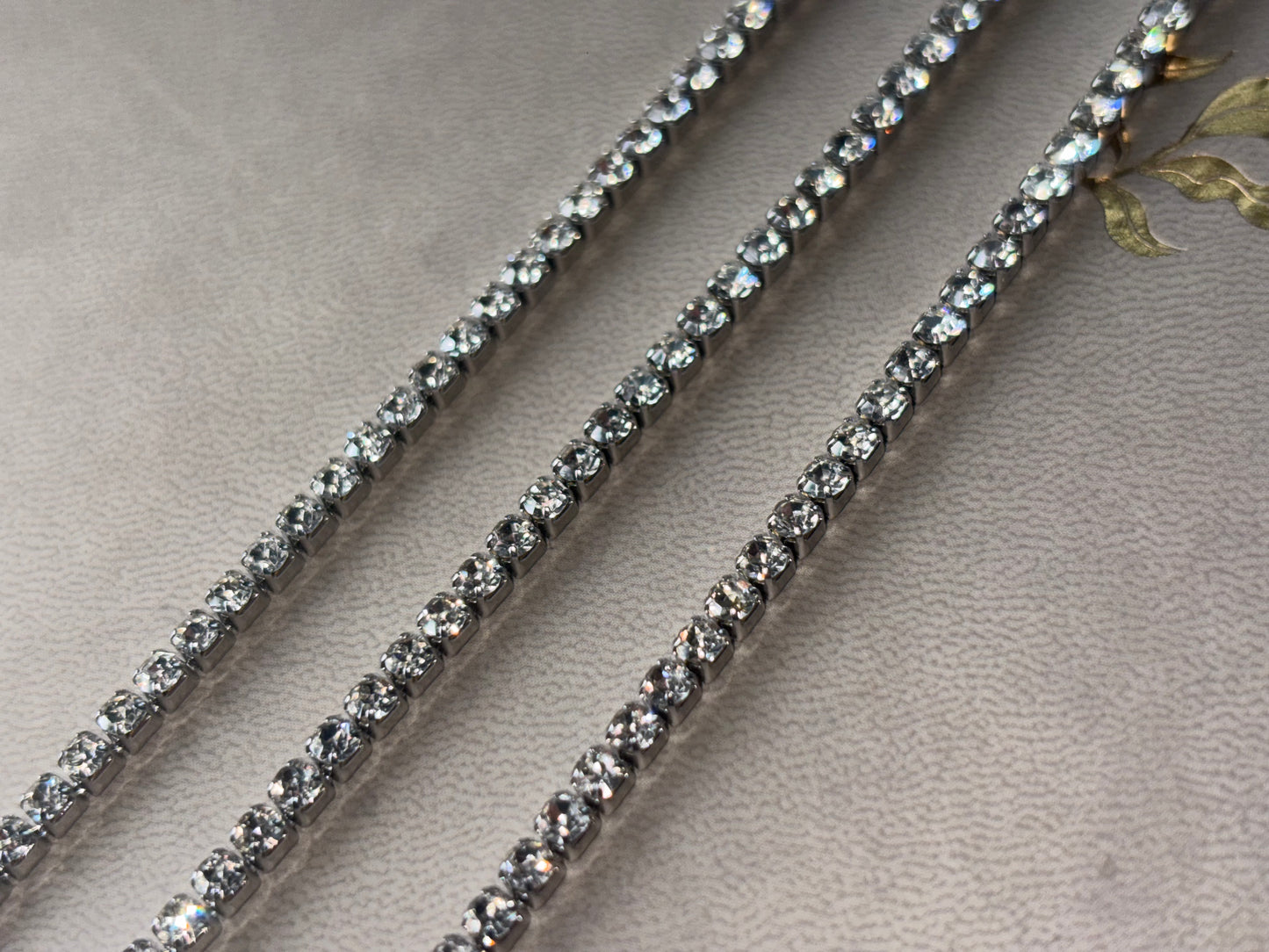 Luxurious Silver Tennis Bracelet