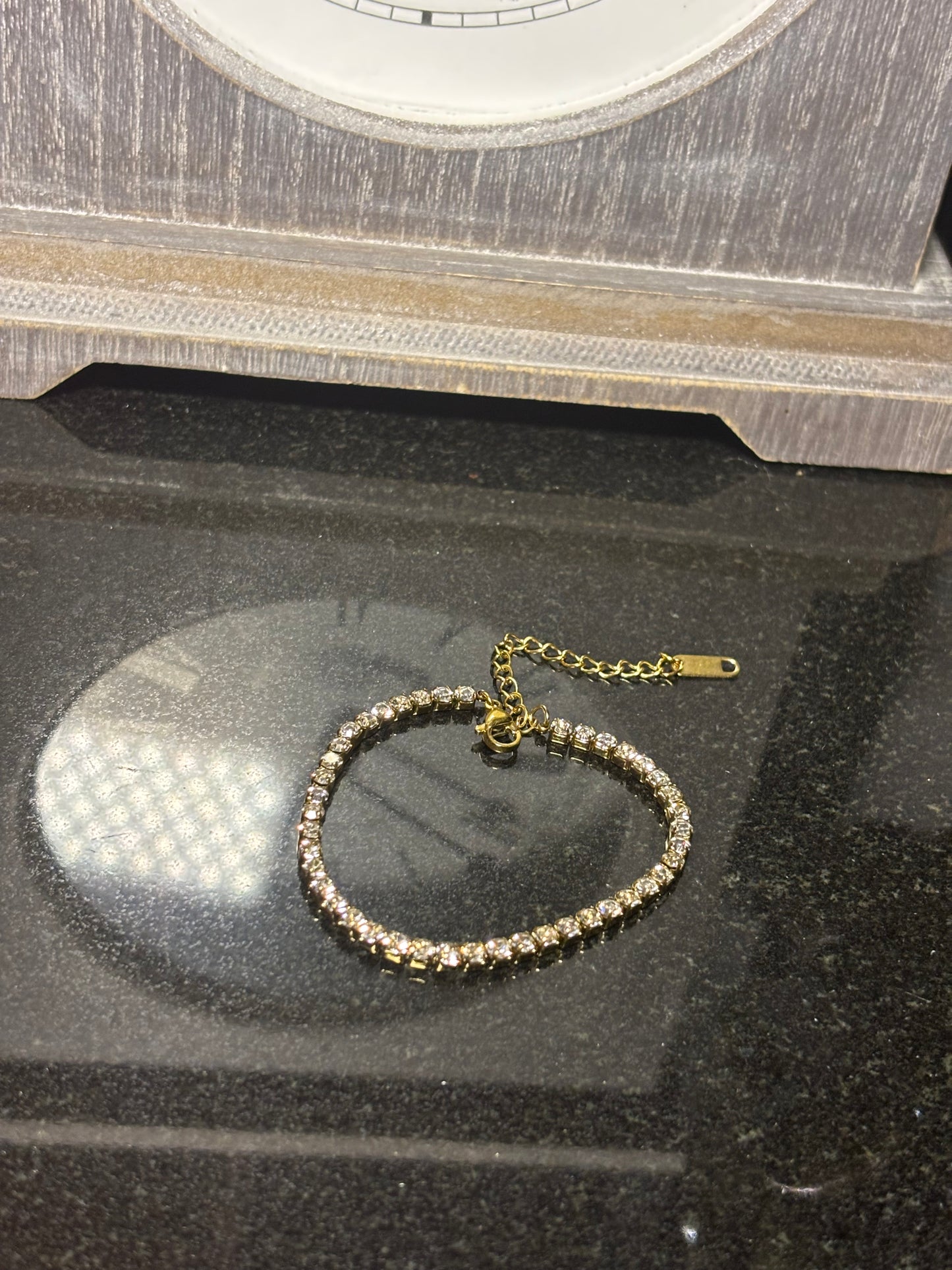 Gold 18K Plated Gold Tennis Bracelet