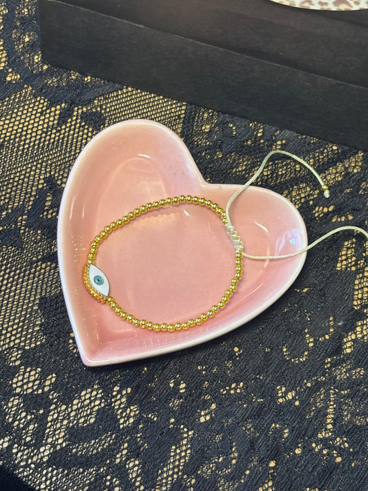 Evil Eye Gold Bracelet