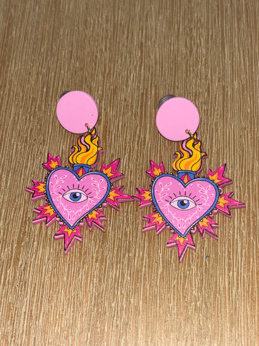 Sacred Heart Earrings