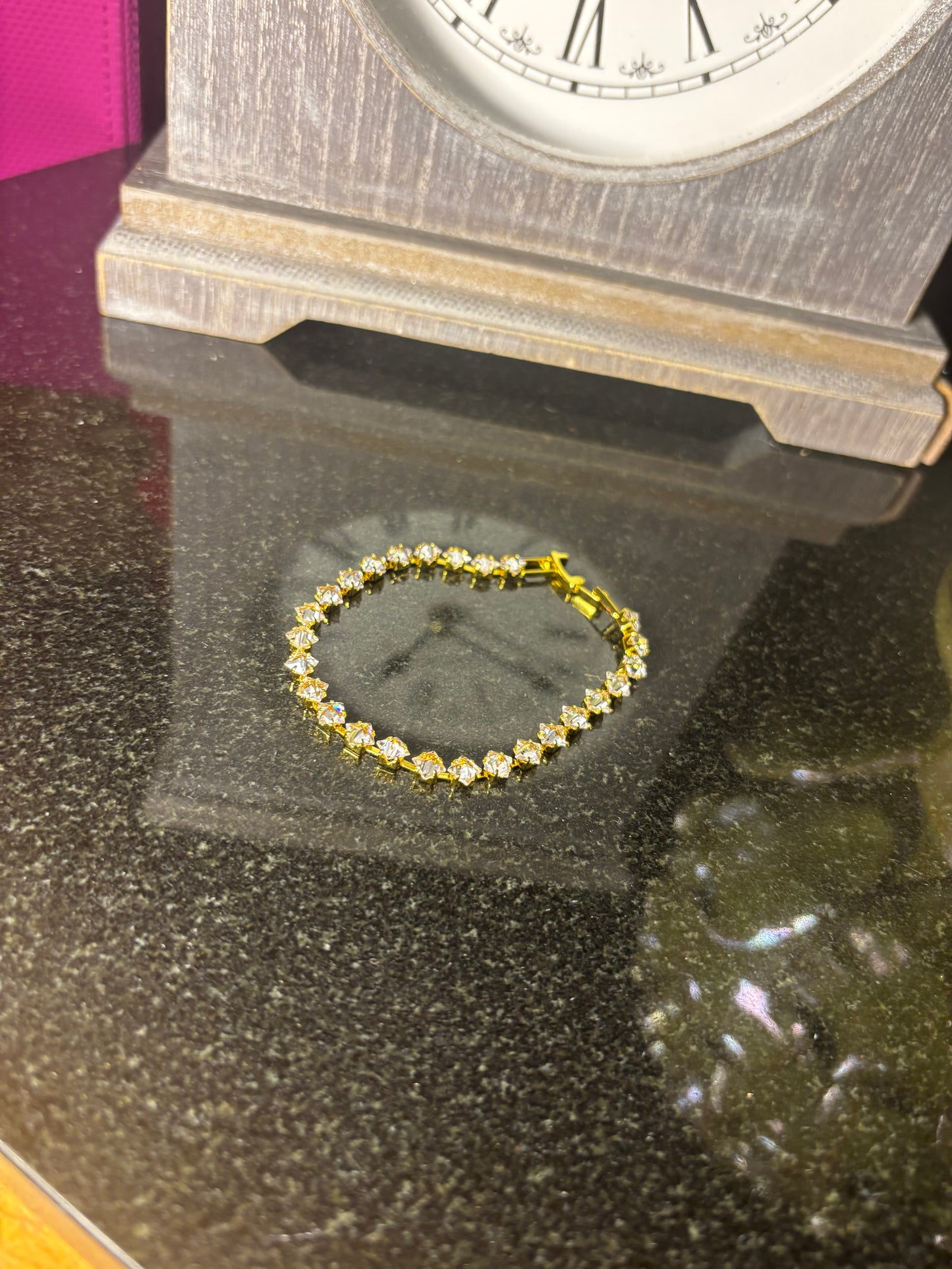 Gold Tennis Bracelet
