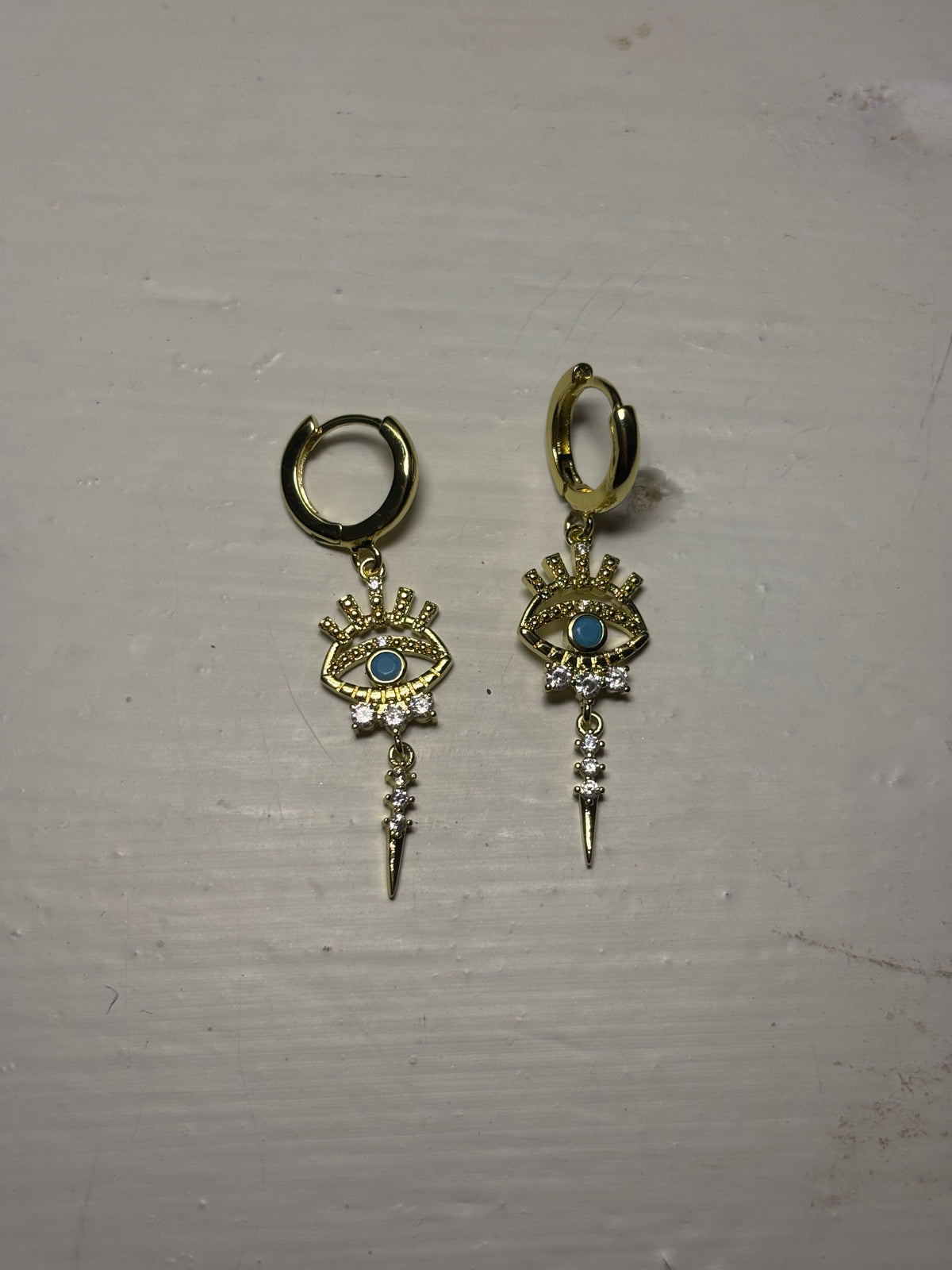 Evil Eye Dangle Earrings