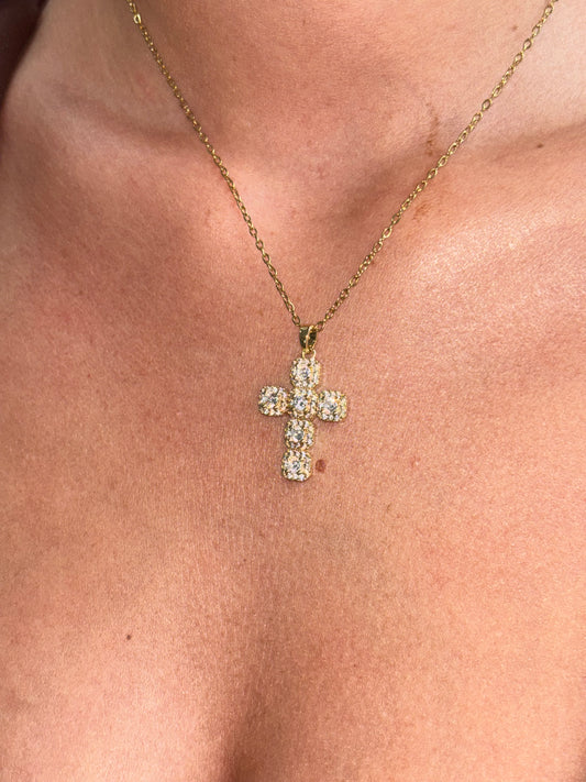 Gold Cross Chain