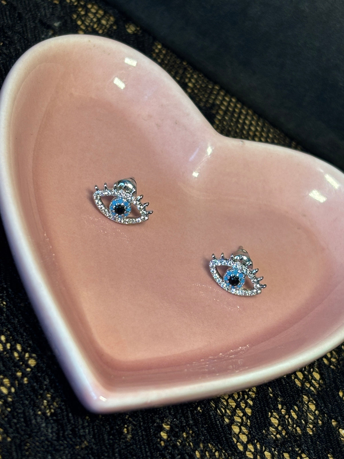 Evil Eye Stud Earrings