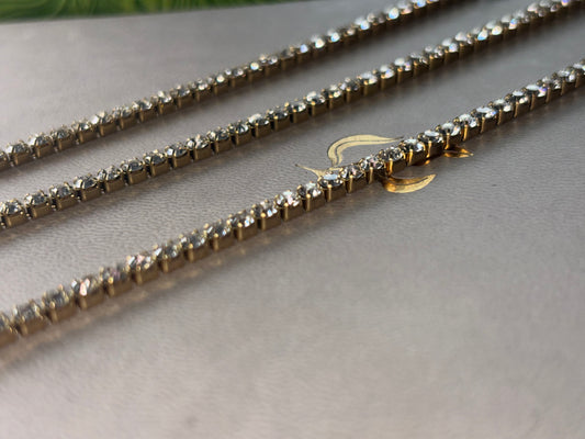 Gold 18K Plated Gold Tennis Bracelet