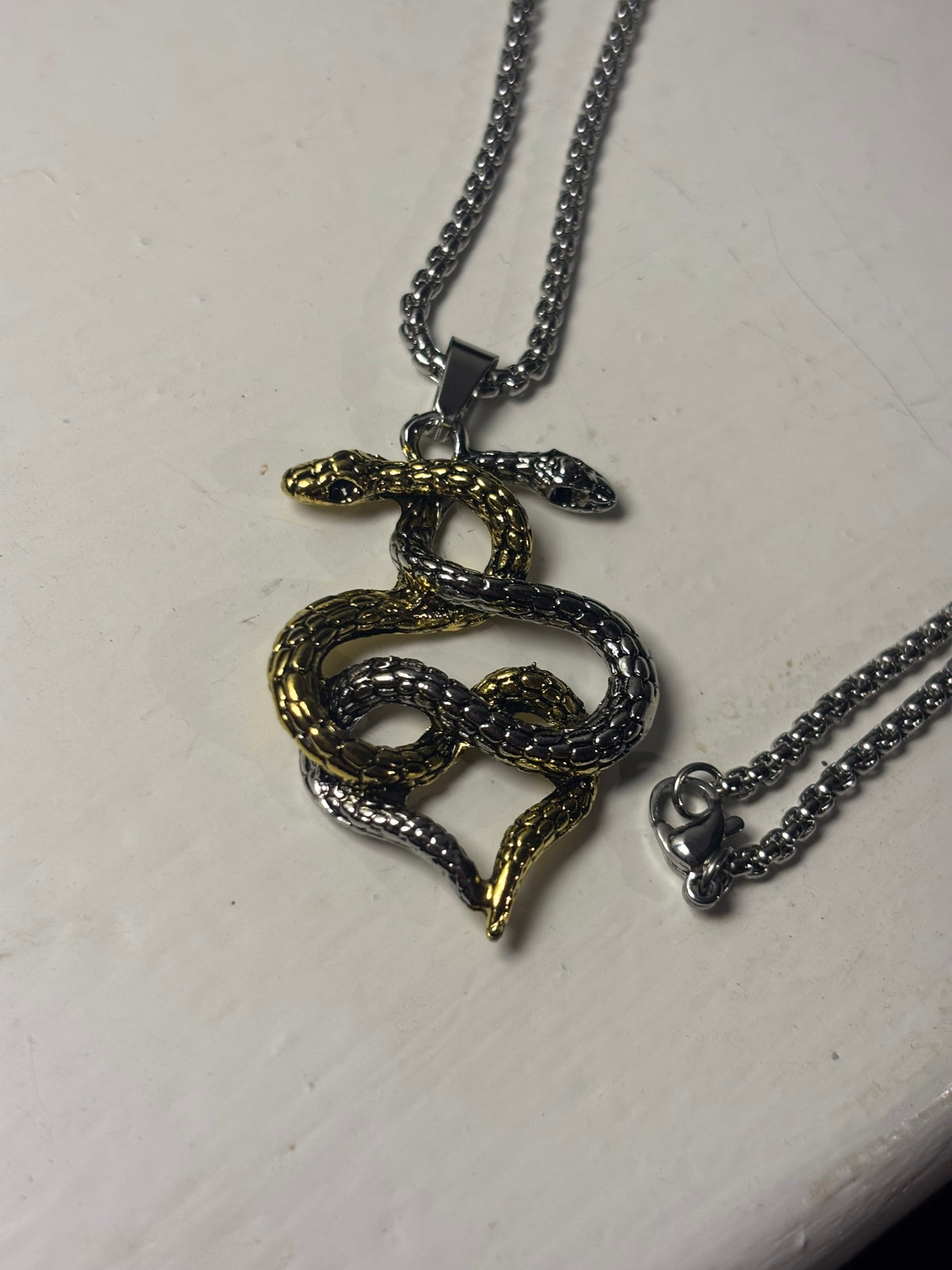 Dual Metal Snake Chain