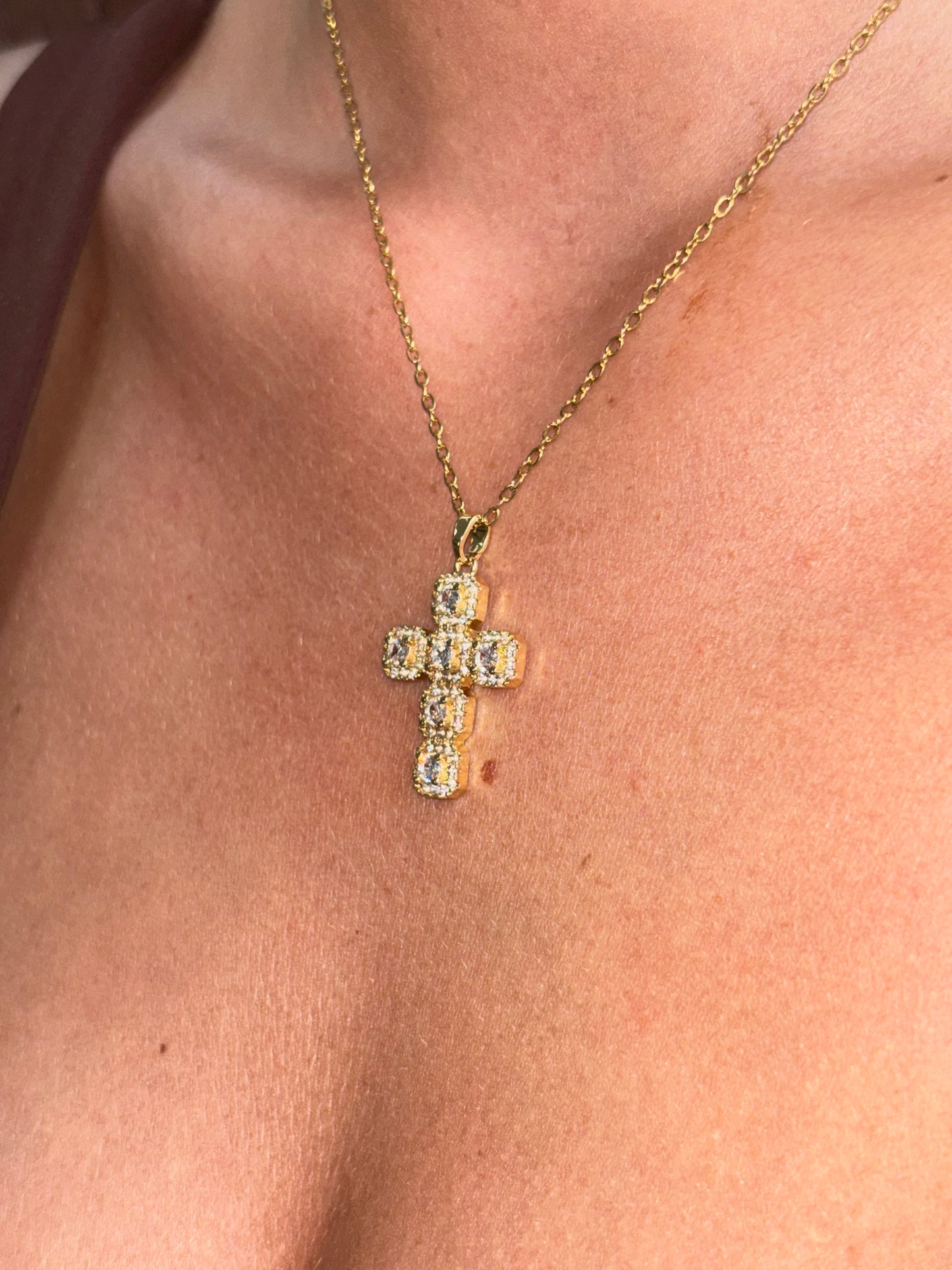 Gold Cross Chain