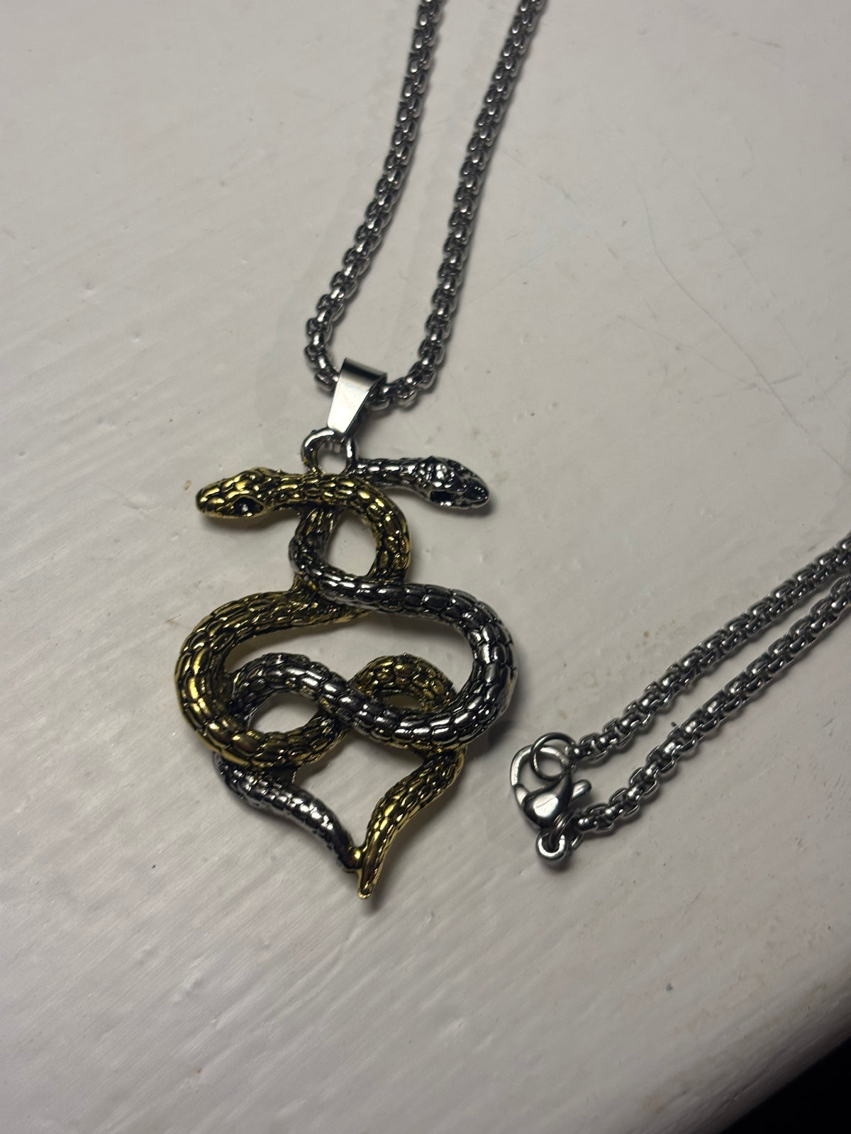 Dual Metal Snake Chain