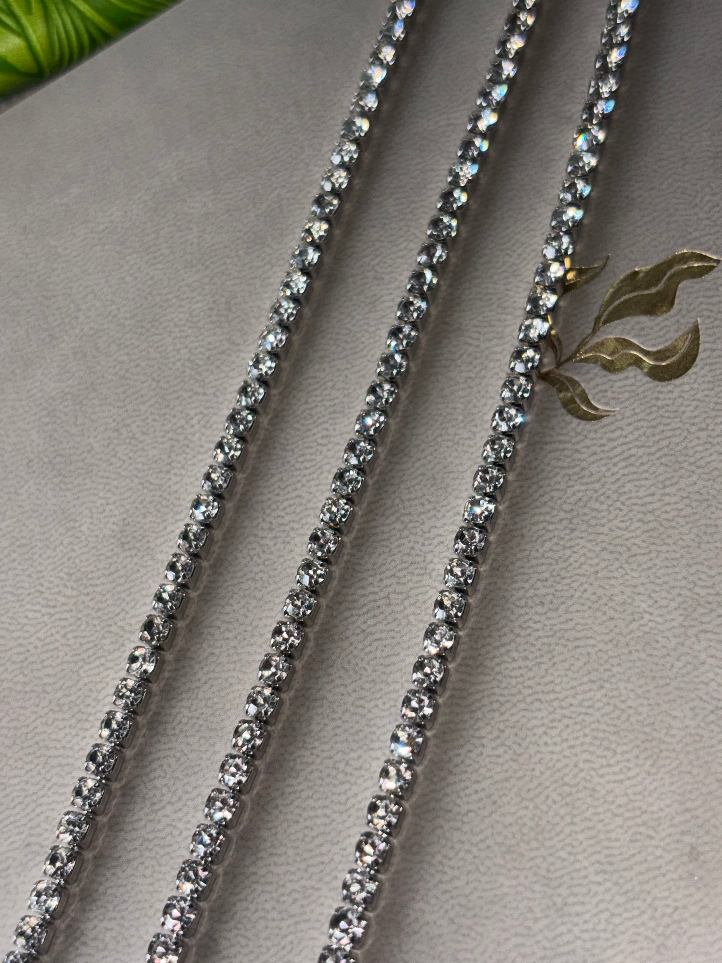 Luxurious Silver Tennis Bracelet