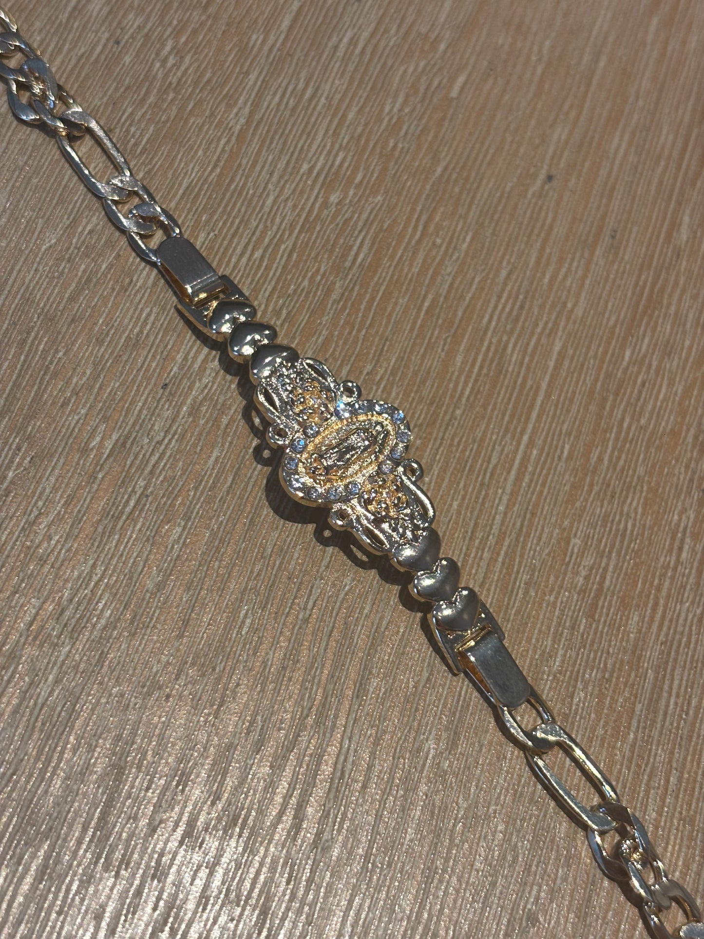 Gold Our Lady Bracelet