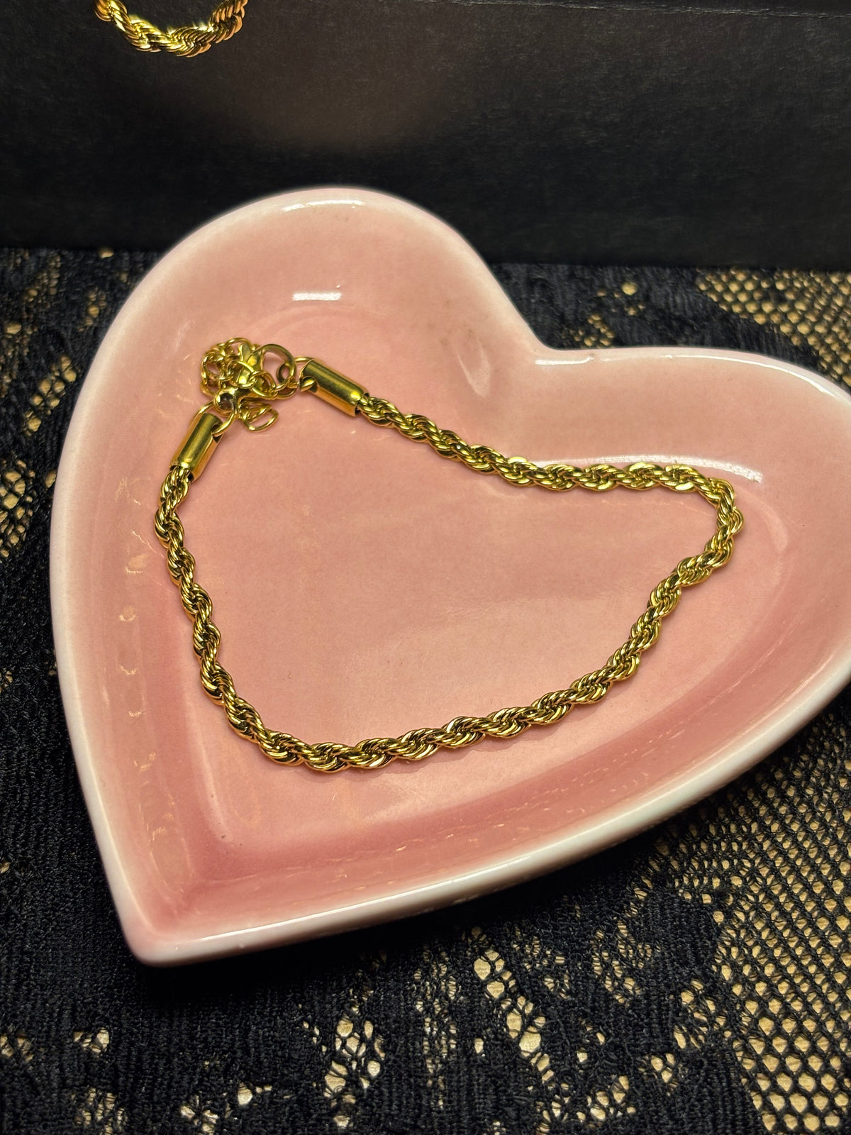 Rope style Necklace and Bracelet Set
