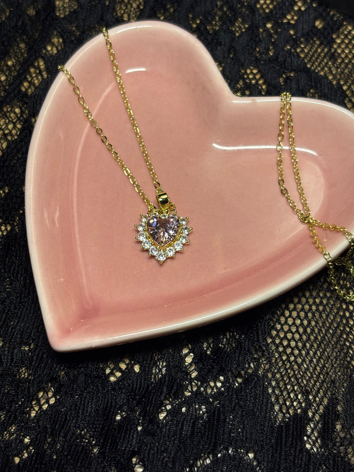 Gold Heart Chain