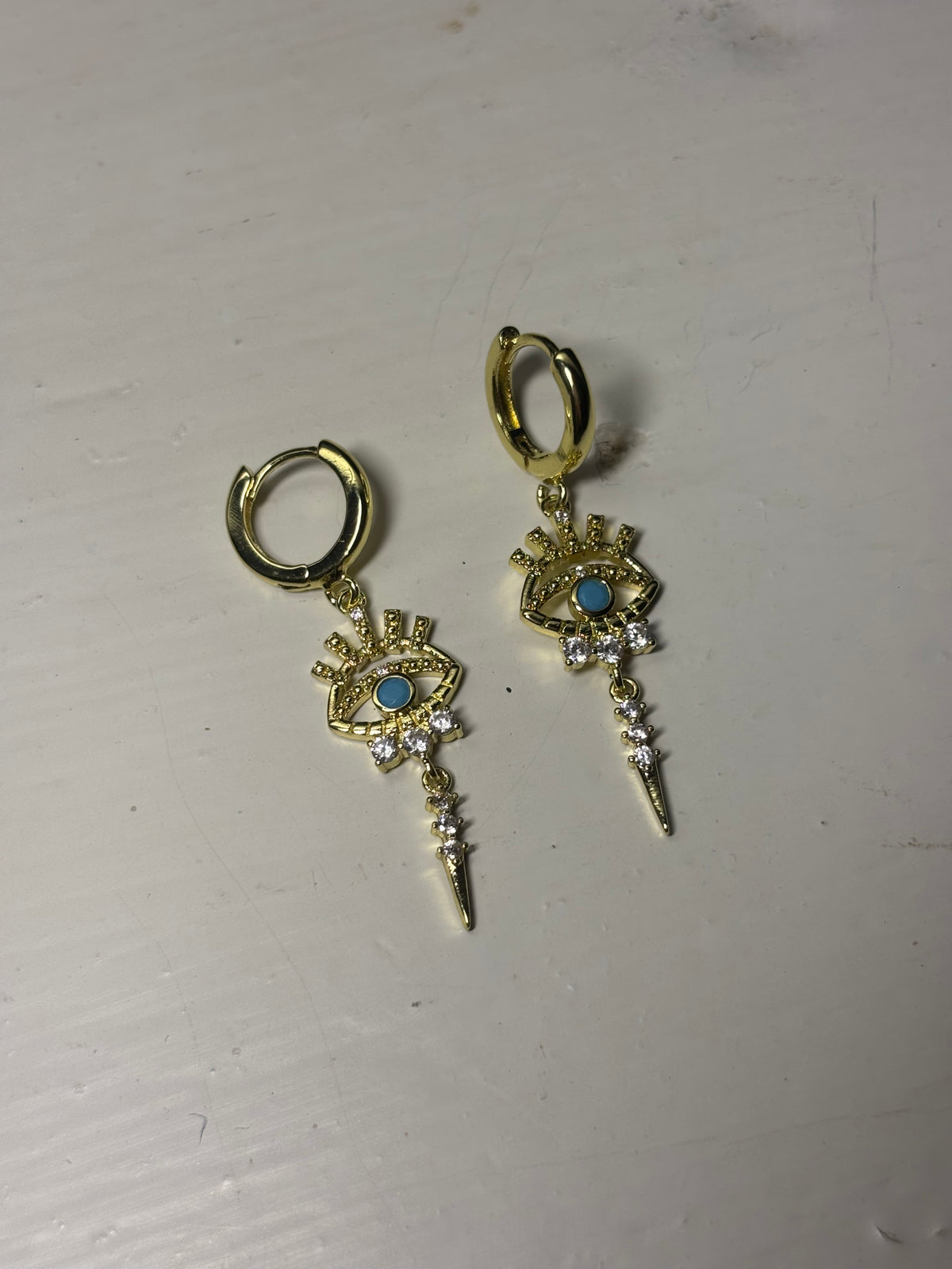 Evil Eye Dangle Earrings