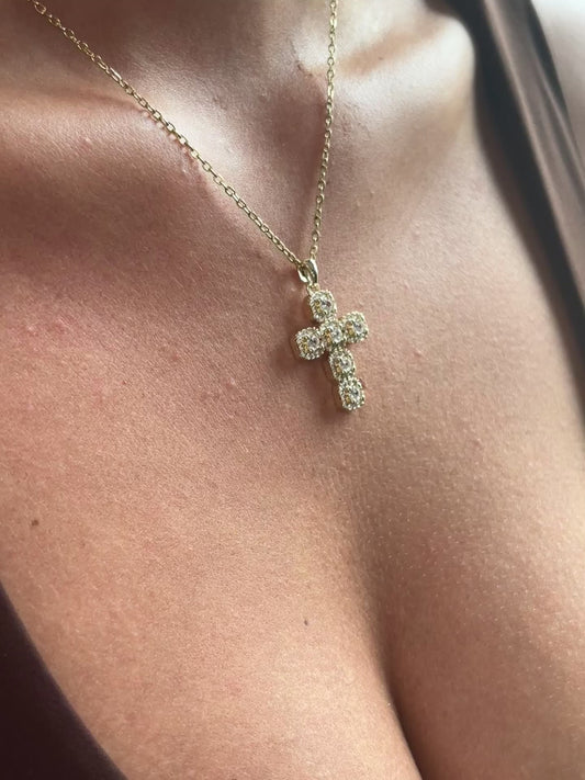 Gold Cross Chain