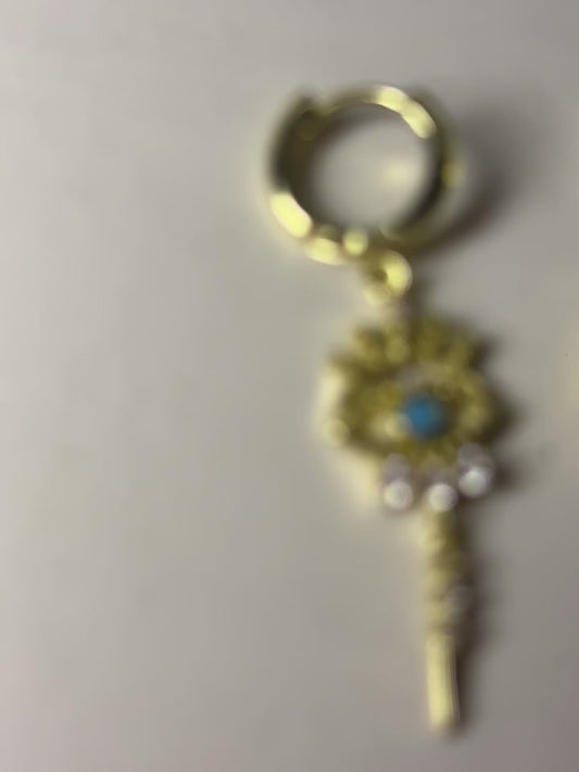 Evil Eye Dangle Earrings
