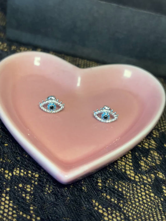 Evil Eye Stud Earrings