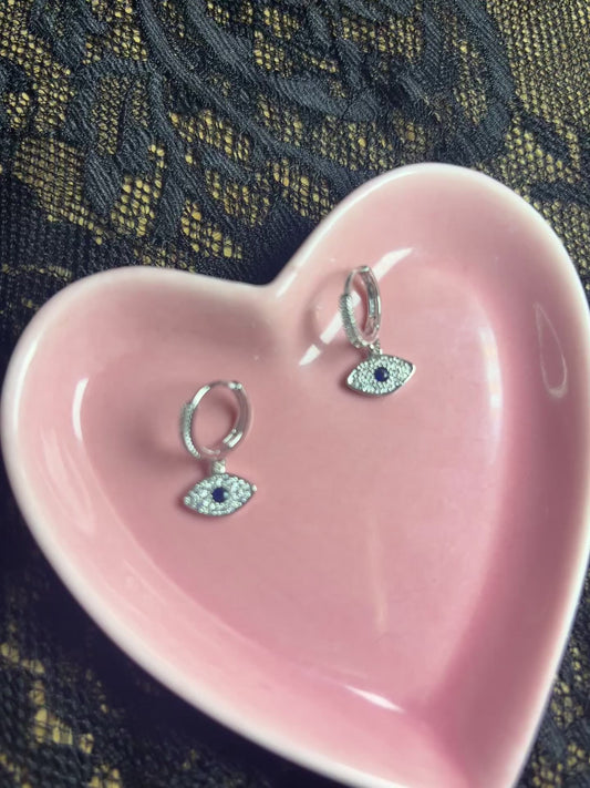 Evil Eye Drop Earring